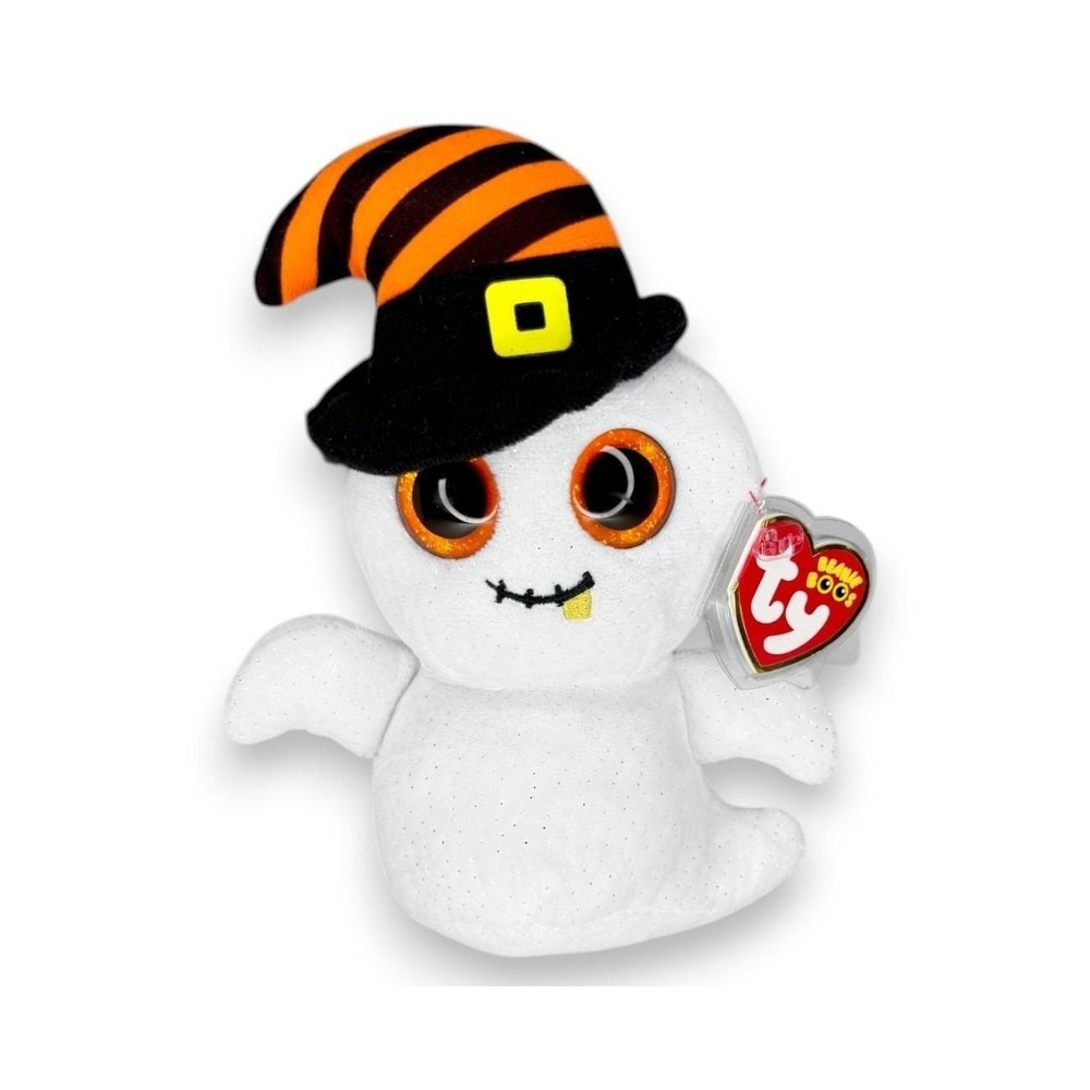 Nightcap the Ghost Ty Beanie Boo | Spooky Spirit | Mint Heart Tag